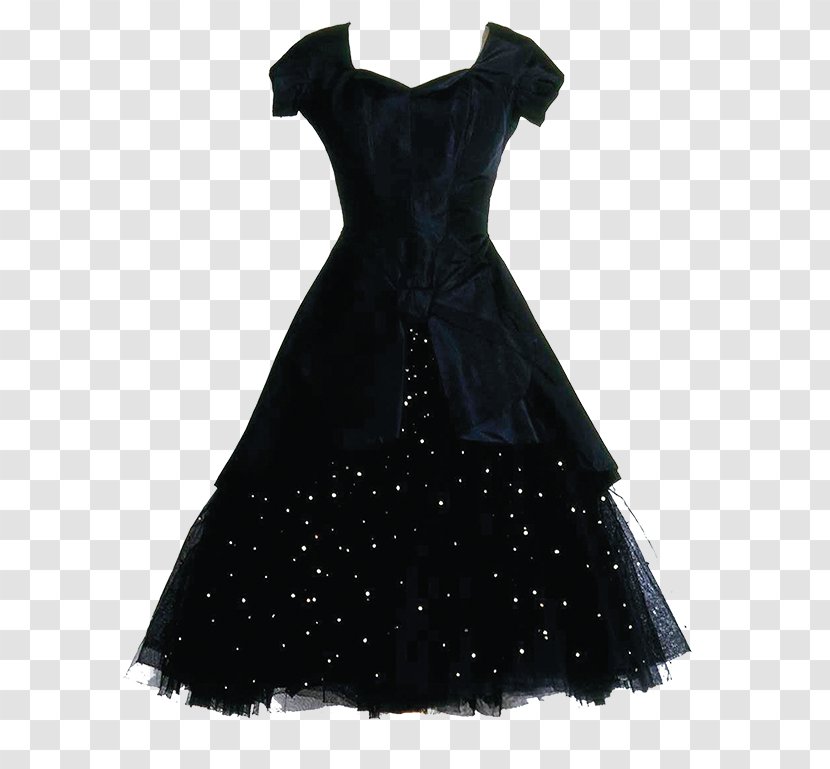 Little Black Dress Gown M Transparent PNG