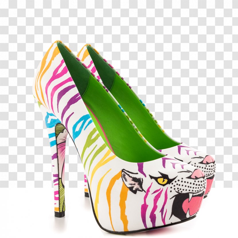 High-heeled Shoe Sandal Sneakers Court - Basic Pump - Ferocious Tiger Transparent PNG