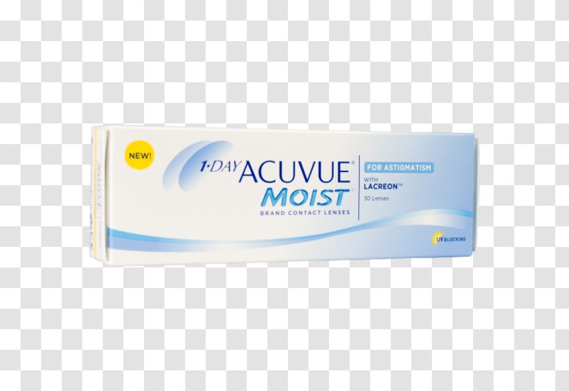 Contact Lenses 1-Day Acuvue Moist For Astigmatism - Bausch Lomb - Miopia Transparent PNG
