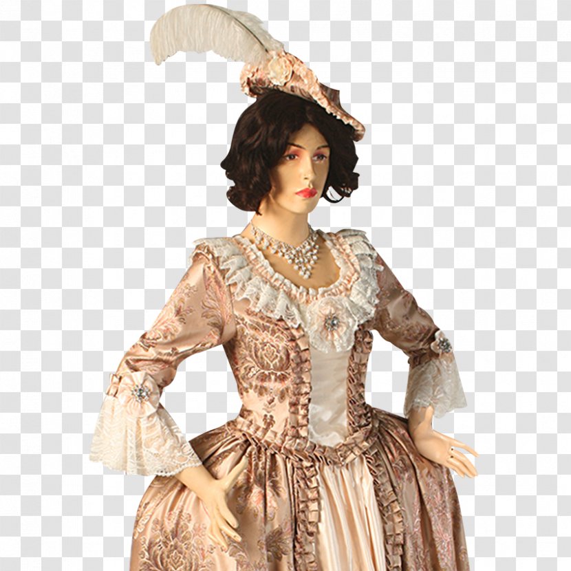Renaissance Gown Hat Fashion Clothing - Hood - Marie Antoinette Transparent PNG