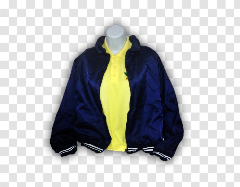 Jacket Outerwear Product Sleeve Electric Blue Transparent PNG