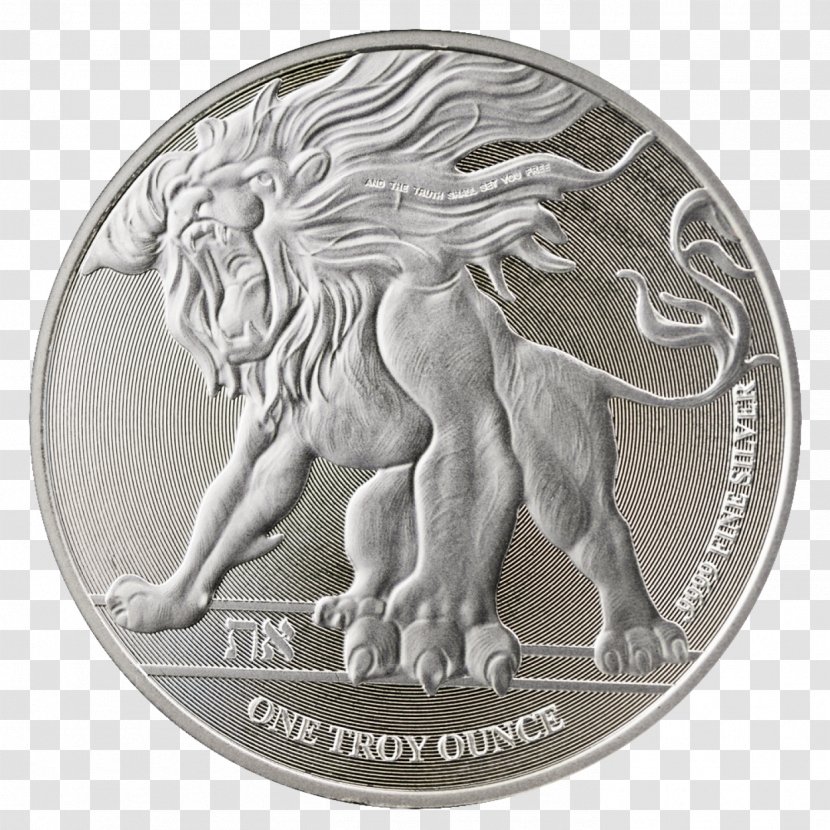 Silver Coin Ounce Bullion - Lakshmi Gold Transparent PNG
