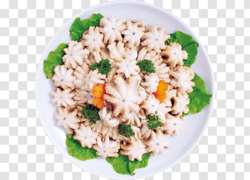 Risotto Octopus Asian Cuisine Seafood Shellfish - Pilaf Transparent PNG