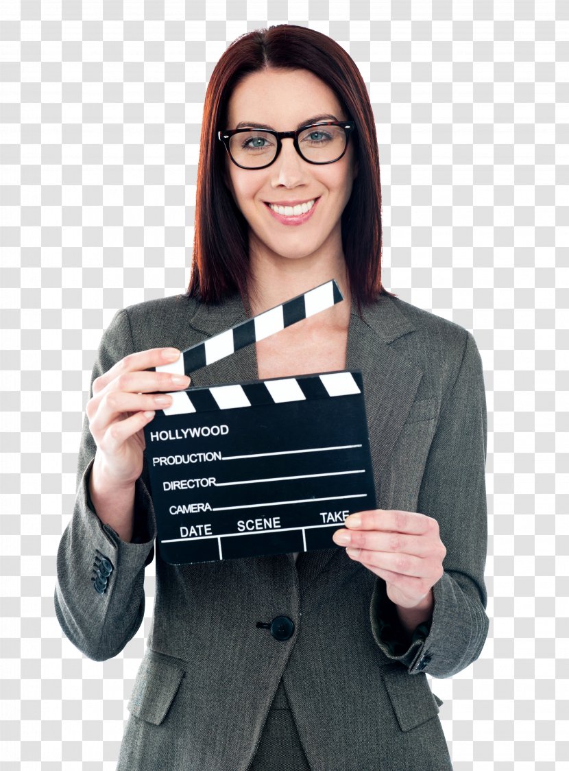 Clapperboard Photography Camera Operator Take - White Collar Worker - Business Transparent PNG