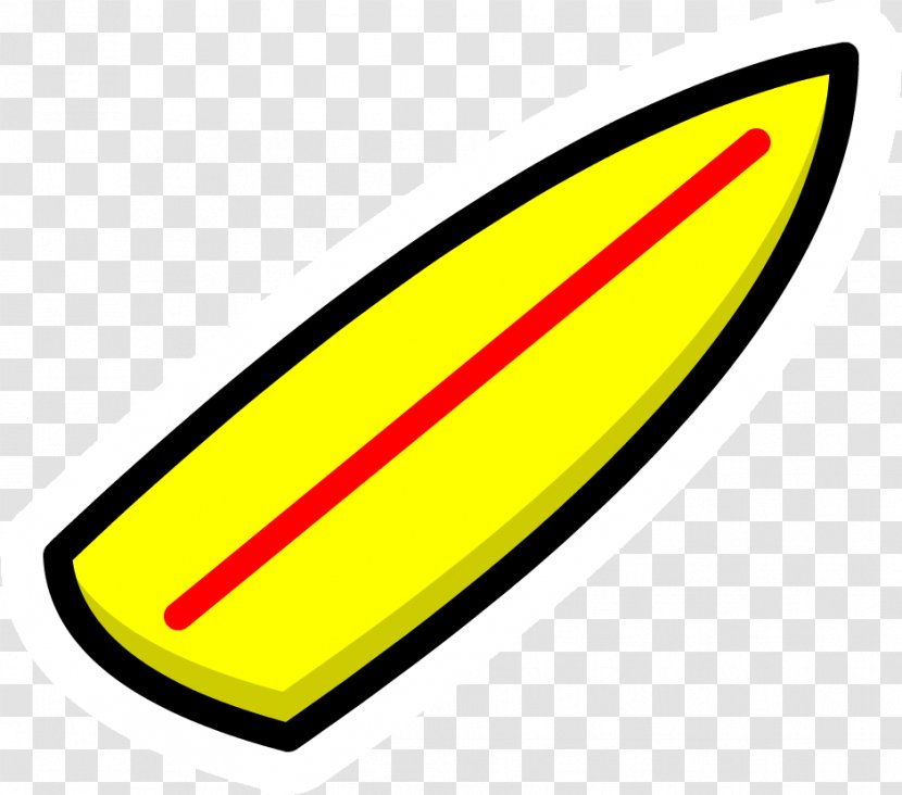 Surf Spot Surfboard Surfing Clip Art - Yellow - Cartoon Transparent PNG
