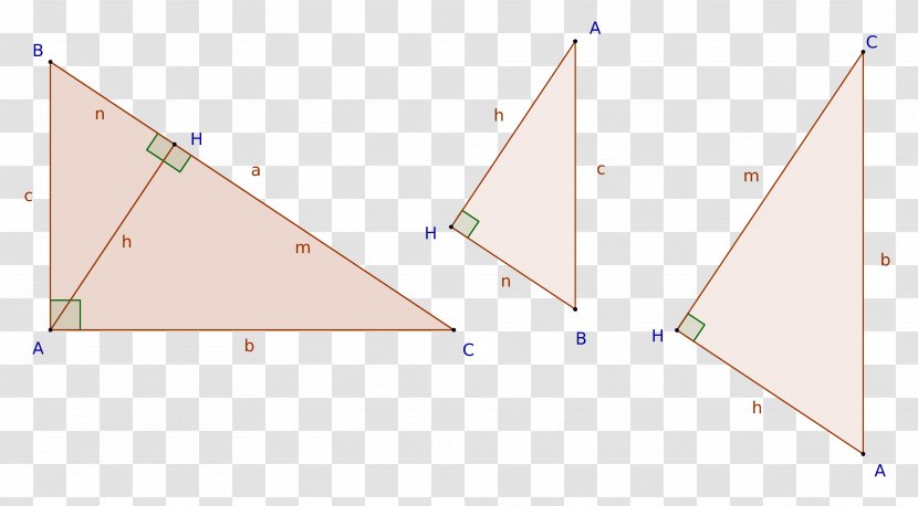Right Triangle Hypotenuse Altezza - Perpendicular Transparent PNG