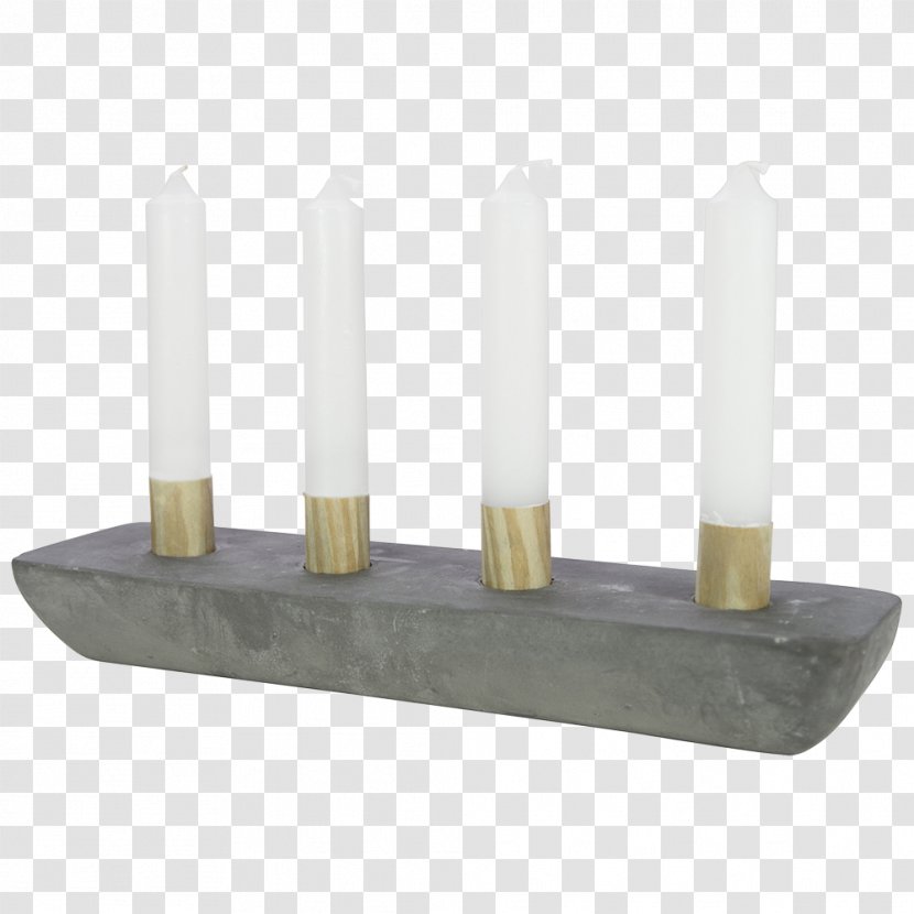 Candlestick Cement Concrete Lighting - Georg Jensen - Lets Stay Home Transparent PNG