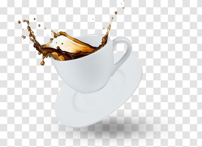 Coffee Cup Milk Cafe Cappuccino - Caffeine Transparent PNG