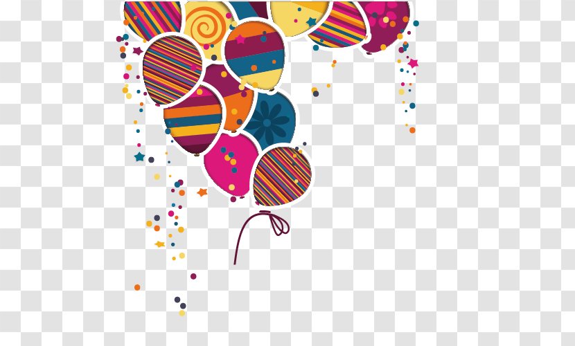 Birthday Cake Greeting Card Balloon - Text - Celebration Elements Transparent PNG