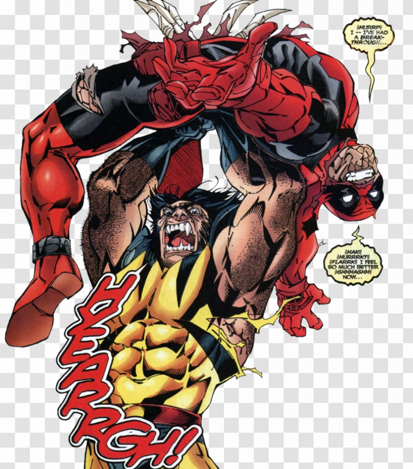 Wolverine And Deadpool Kills The Marvel Universe Comics - Chimichanga Transparent PNG
