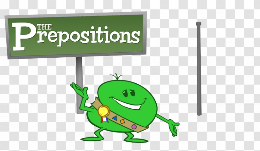 Preposition And Postposition Pronoun Word Determiner - Cartoon - English Tutorials Transparent PNG
