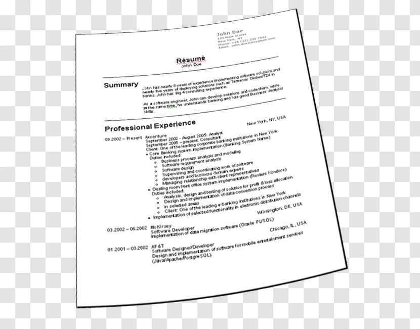 Document Template Curriculum Vitae Line Transparent PNG