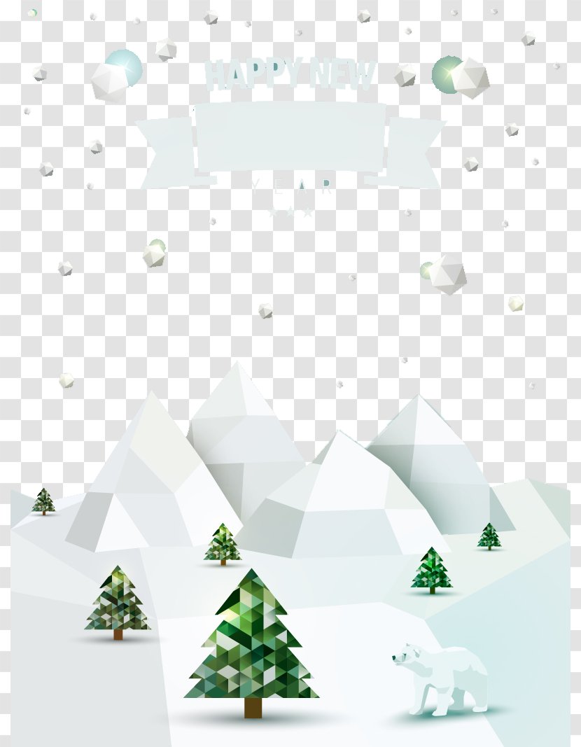 Poster Winter Snow - Brand - Creative Posters Vector Material Transparent PNG