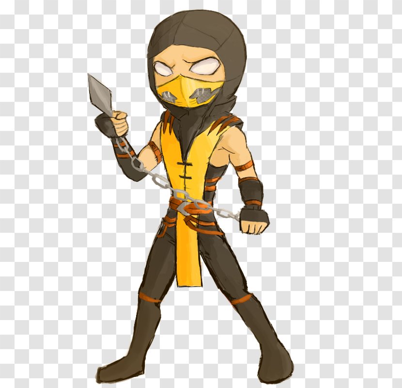 Mortal Kombat X Scorpion Sub-Zero Drawing - Silhouette - Heart Transparent PNG