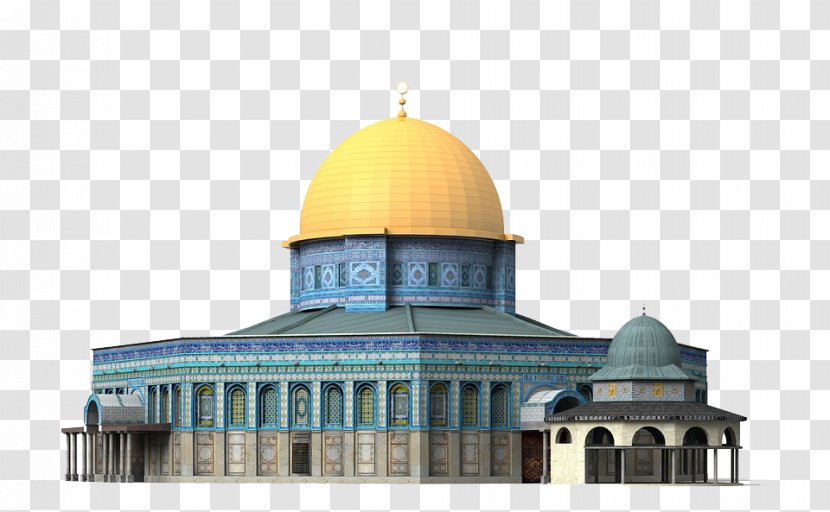 Dome Of The Rock Illustration - 3d Modeling Transparent PNG