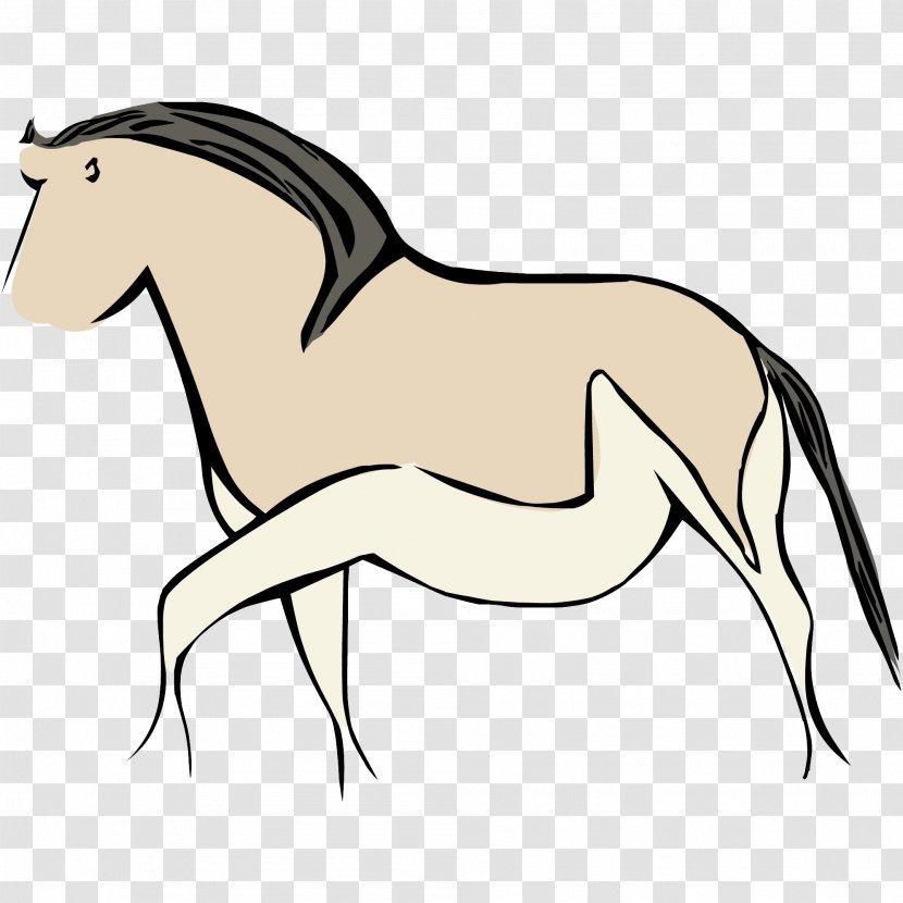 Mane Pony Stallion Foal Mustang - Tail Transparent PNG