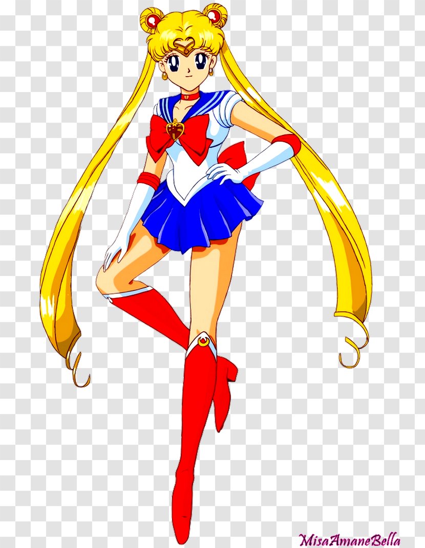 Sailor Moon Venus Chibiusa Mars Luna - Cartoon - Body Transparent PNG
