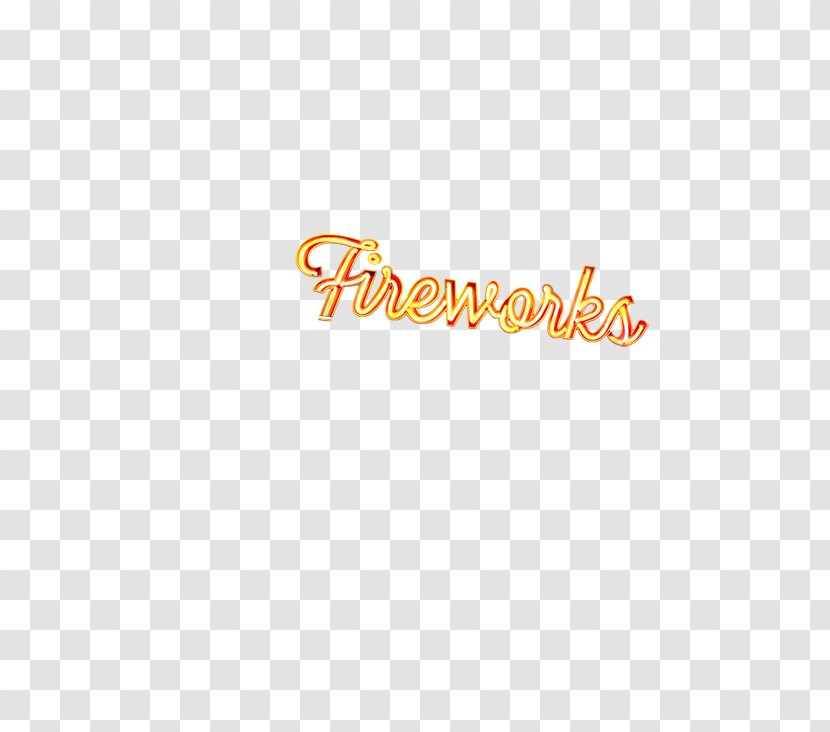 Logo Brand Line Font - Orange Transparent PNG