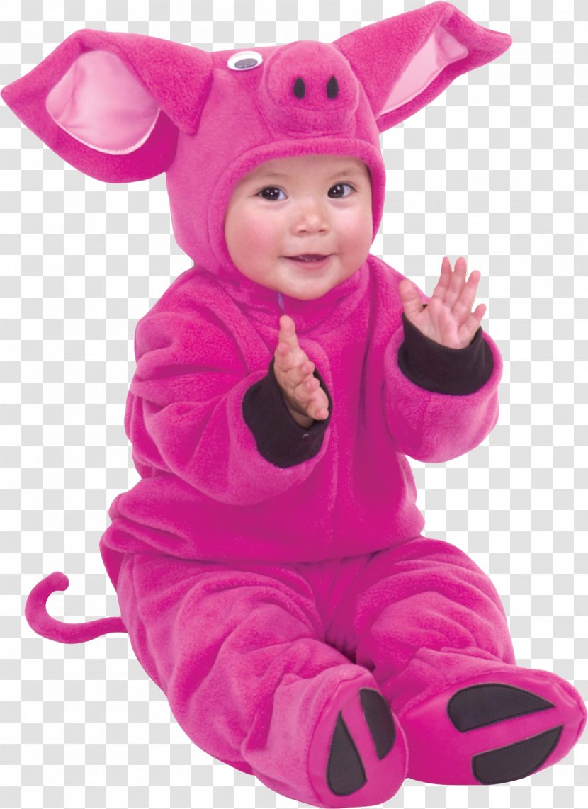 Domestic Pig Little Costume Toddler Infant - Baby Banner Transparent PNG