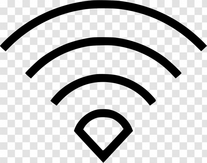 Clip Art Line Black M - Symbol - Wifi Insignia Transparent PNG
