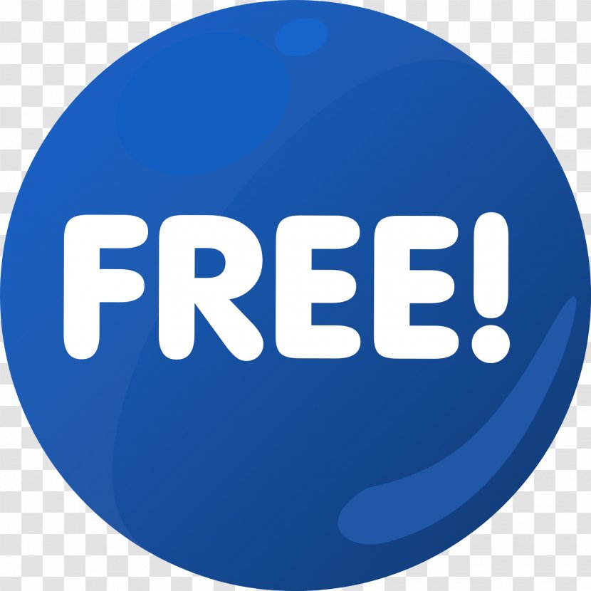 Free Software Button Computer Freeware Download - Blue - Buttons Transparent PNG