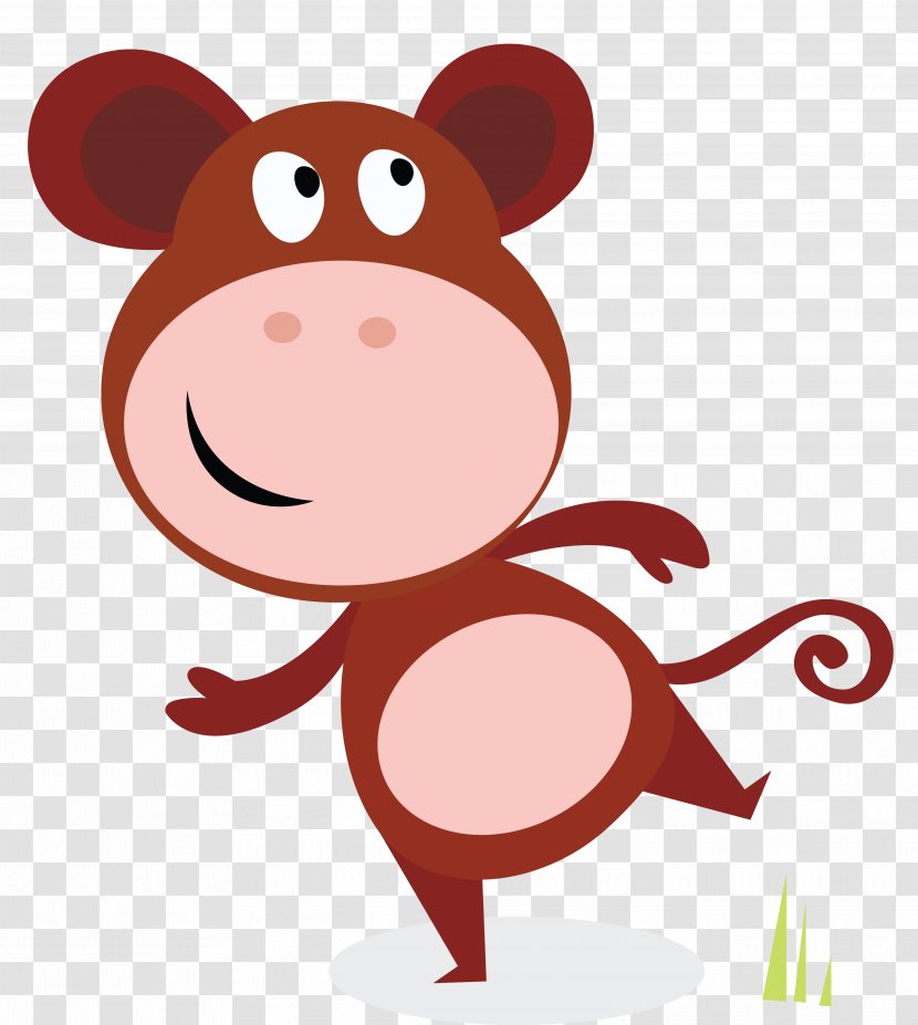 Monkey Stock Photography Cuteness Illustration - Vertebrate - Cartoon Doll Transparent PNG