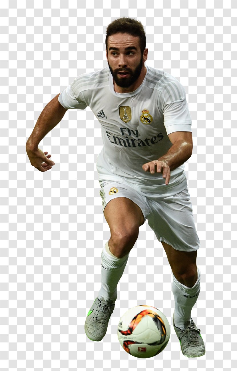 Dani Carvajal Football Player Team Sport Jersey - 7 December - Sergio Ramos Spain Transparent PNG