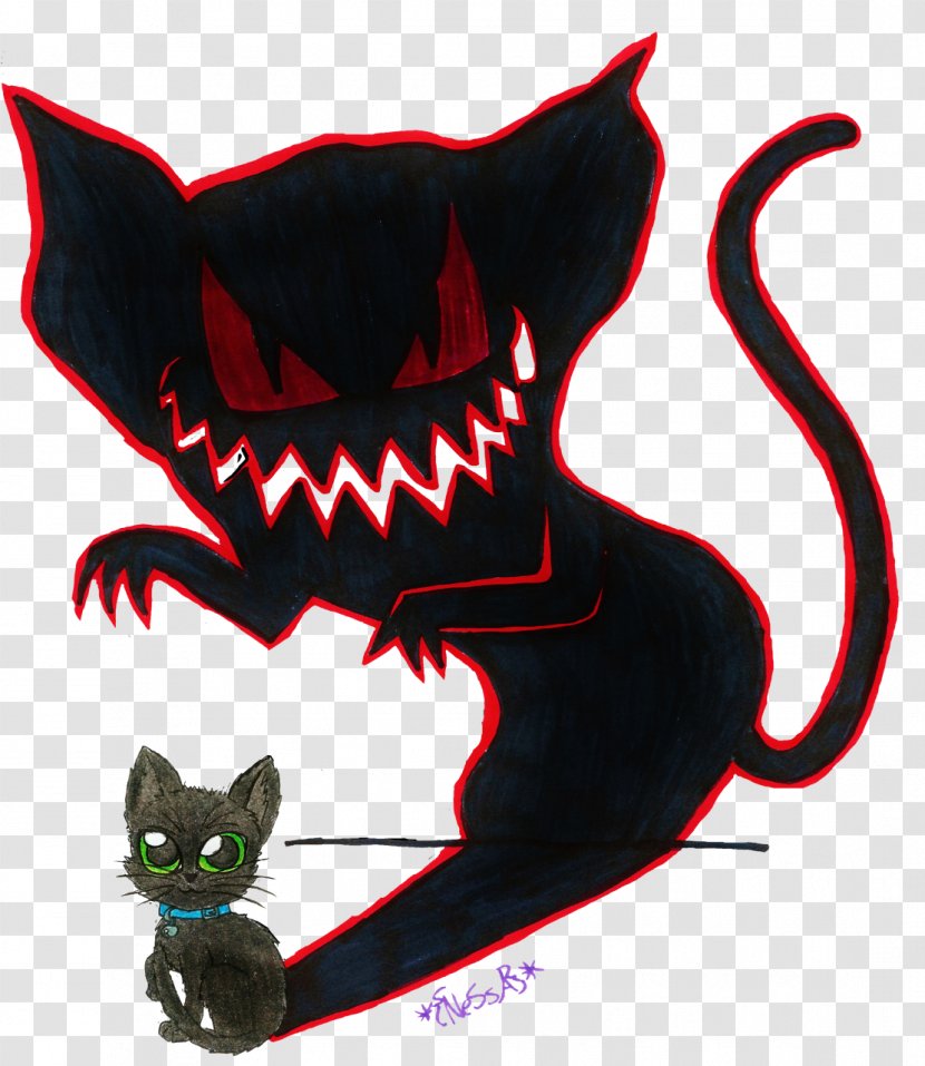 Cat Demon Lucifer Clip Art - Fictional Character Transparent PNG