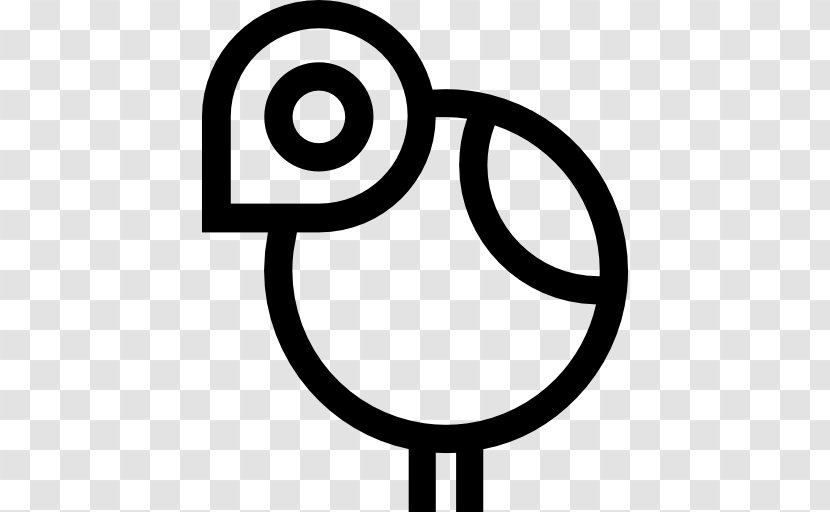 Bird Chicken Clip Art - Black And White Transparent PNG