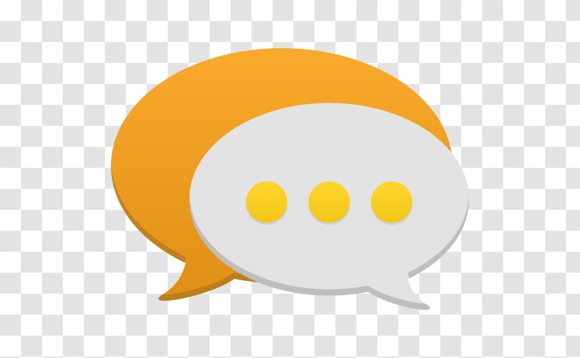 Yellow Orange Smile - Icon Design - Communication Transparent PNG
