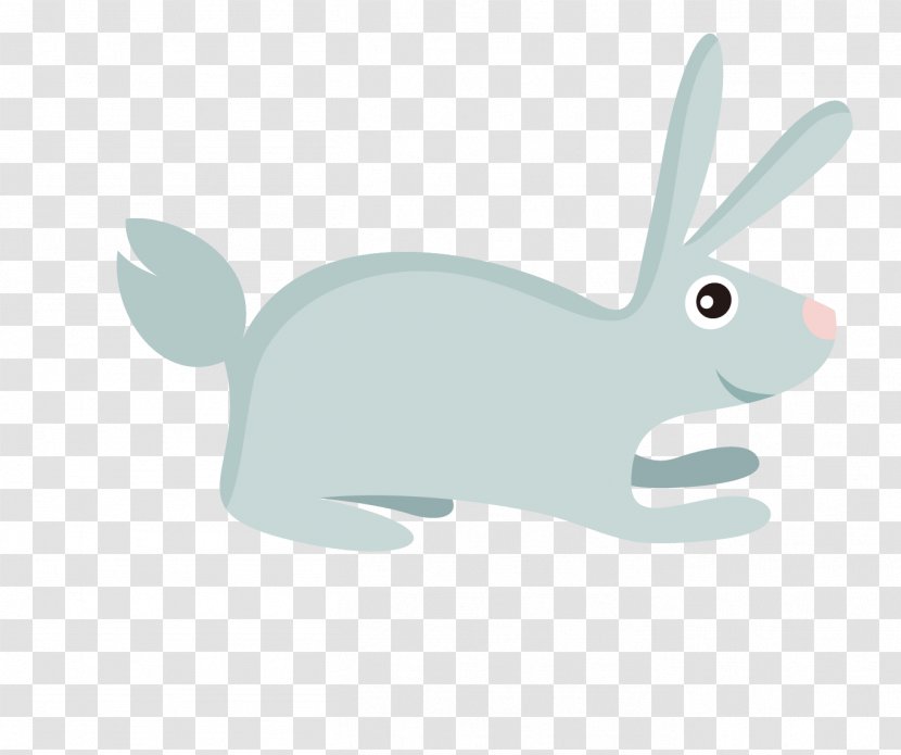 Domestic Rabbit Easter Bunny Hare Illustration - Mammal - Cartoon Romance Free Download Transparent PNG