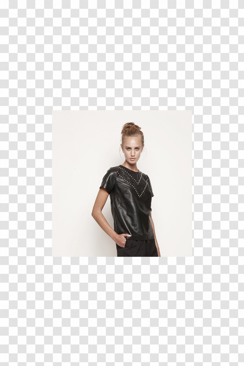 T-shirt Sleeve Shoulder Dress Black M Transparent PNG