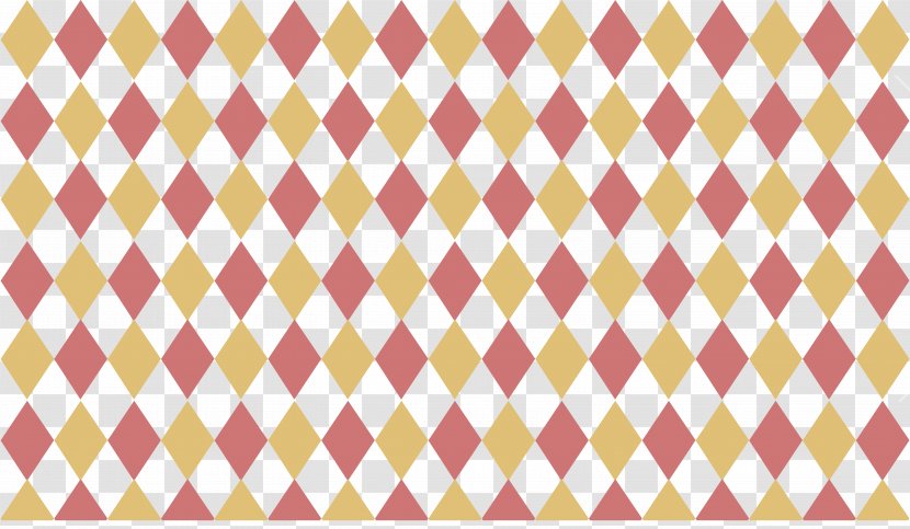 Harlequin Rhombus Pattern - Yellow - Diamond Lattice Transparent PNG