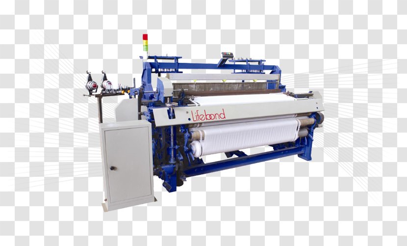 Machine Rapier Loom Weaving Textile - Lifebond Machines Private Limited - Silk Cloth Transparent PNG