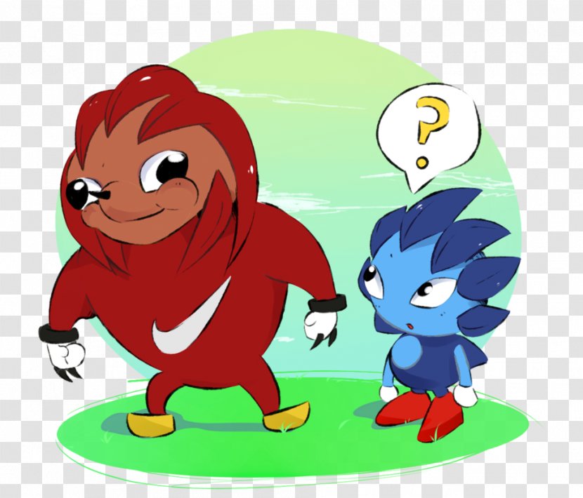 Sonic The Hedgehog Knuckles Echidna Art Prototype Vector Crocodile - Grass - Unknown Planet Transparent PNG