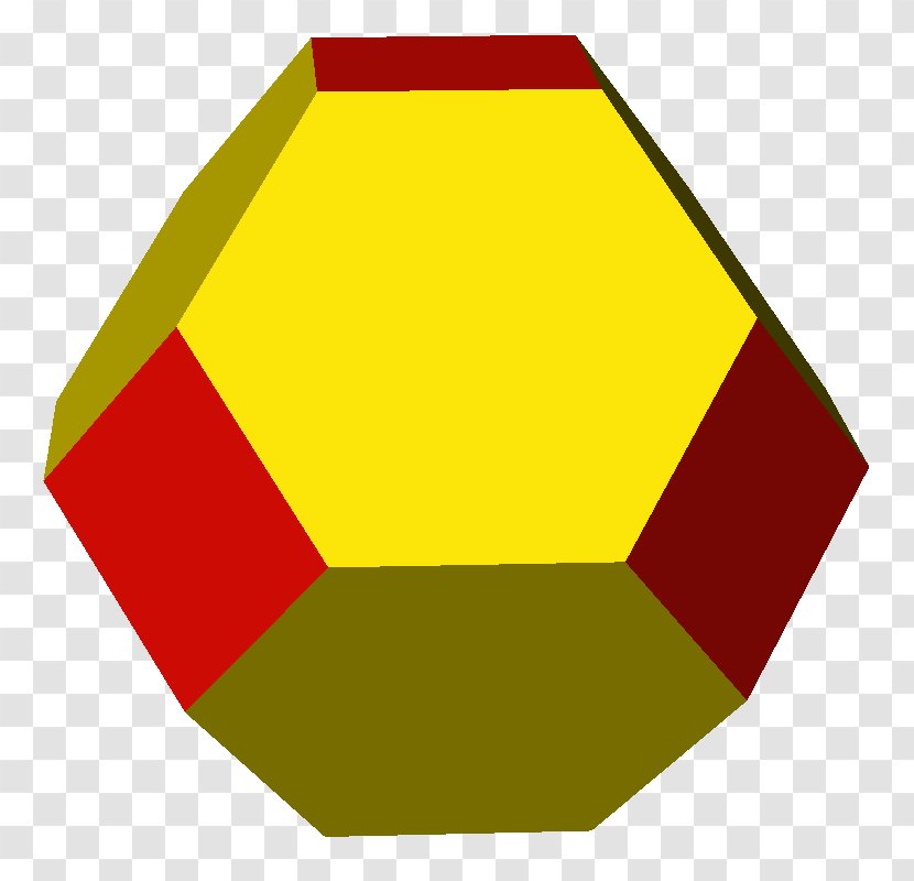 Truncation Truncated Octahedron Polyhedron Hexagon - Edge - Poly Vector Transparent PNG