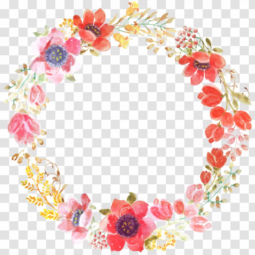 Garland Wreath Flower Floral Design Clip Art - Lei - Plant Transparent PNG
