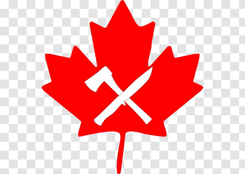 Flag Of Canada Maple Leaf Clip Art - Tree Transparent PNG