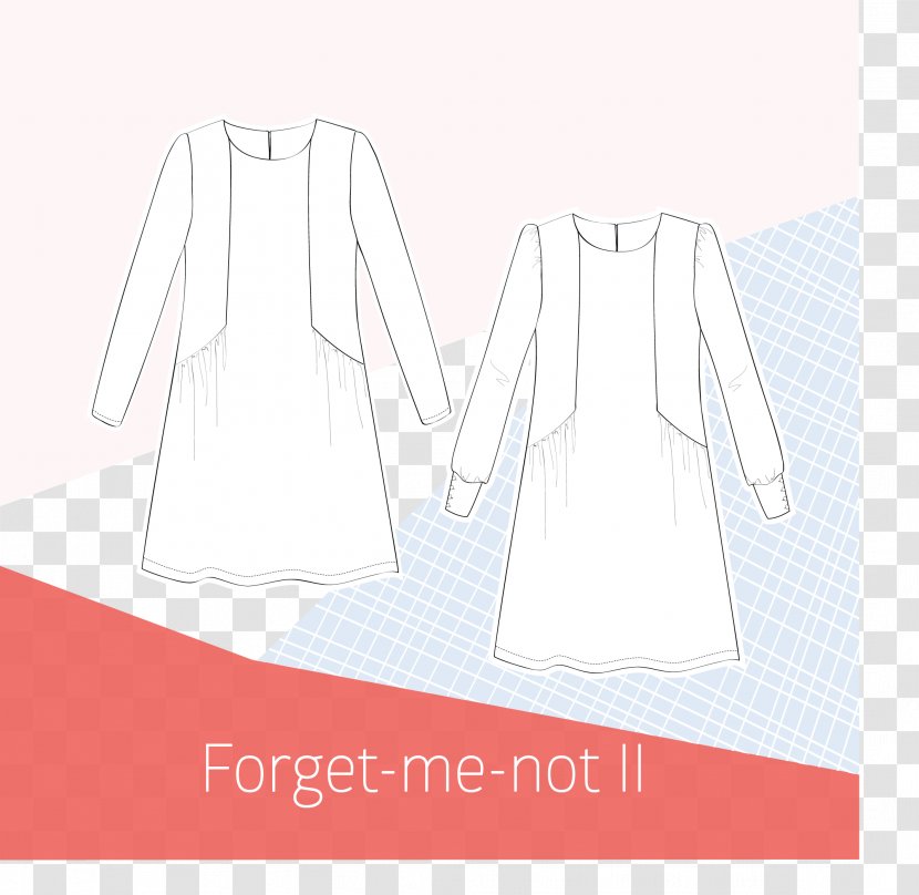 Sleeve Shoulder Dress Collar Pattern - Heart - For Get Me Not Transparent PNG