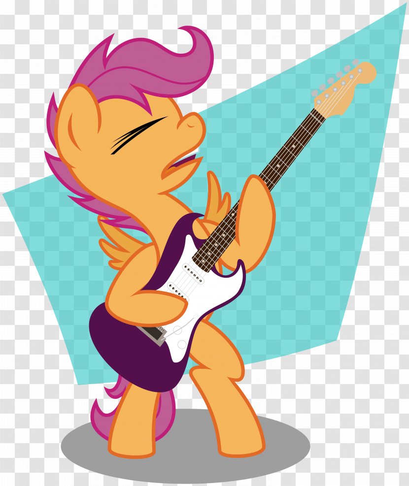 Scootaloo Apple Bloom Fame And Misfortune Art - Plucked String Instrument - Loco Transparent PNG