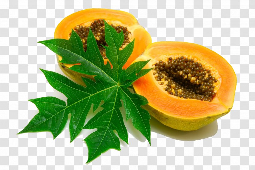Papaya Juice Leaf Health Ingredient - Fruit - Image Transparent PNG