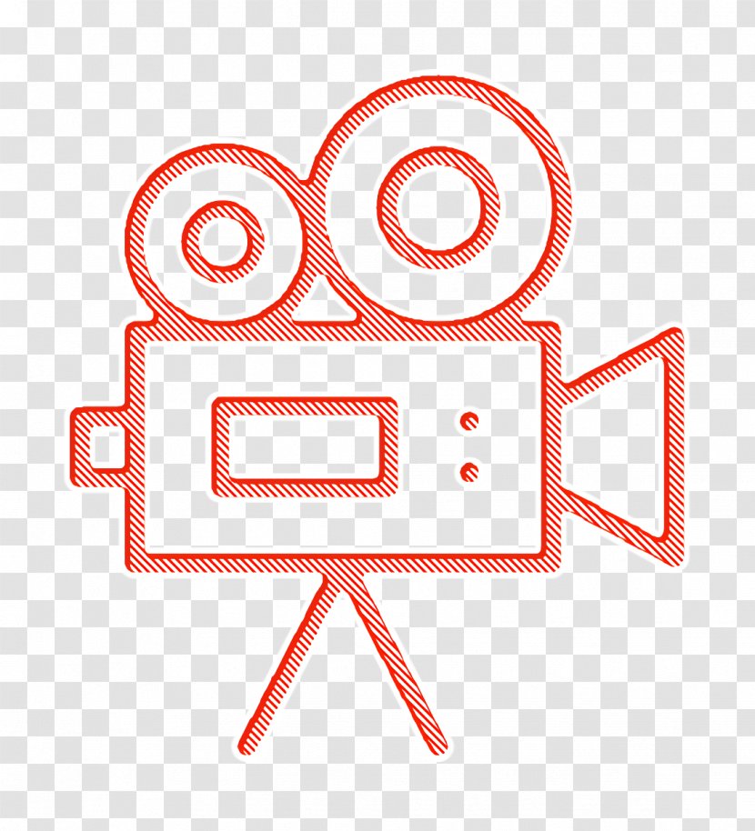 Miscellaneous Elements Icon Cinema Video Camera - Logo Line Art Transparent PNG