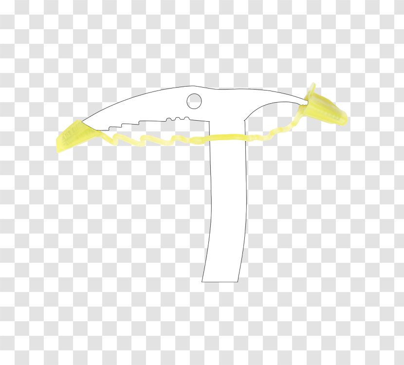 Product Design Fish Font - Yellow - Lumberjack Axe Head Transparent PNG