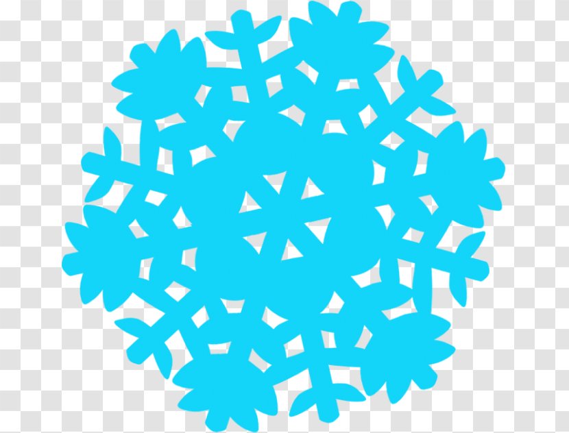 Clip Art Pattern Snowflake Image Vector Graphics - Turquoise - Plu Background Transparent PNG