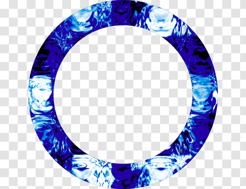 Body Jewellery Circle Font - Cobalt Blue Transparent PNG