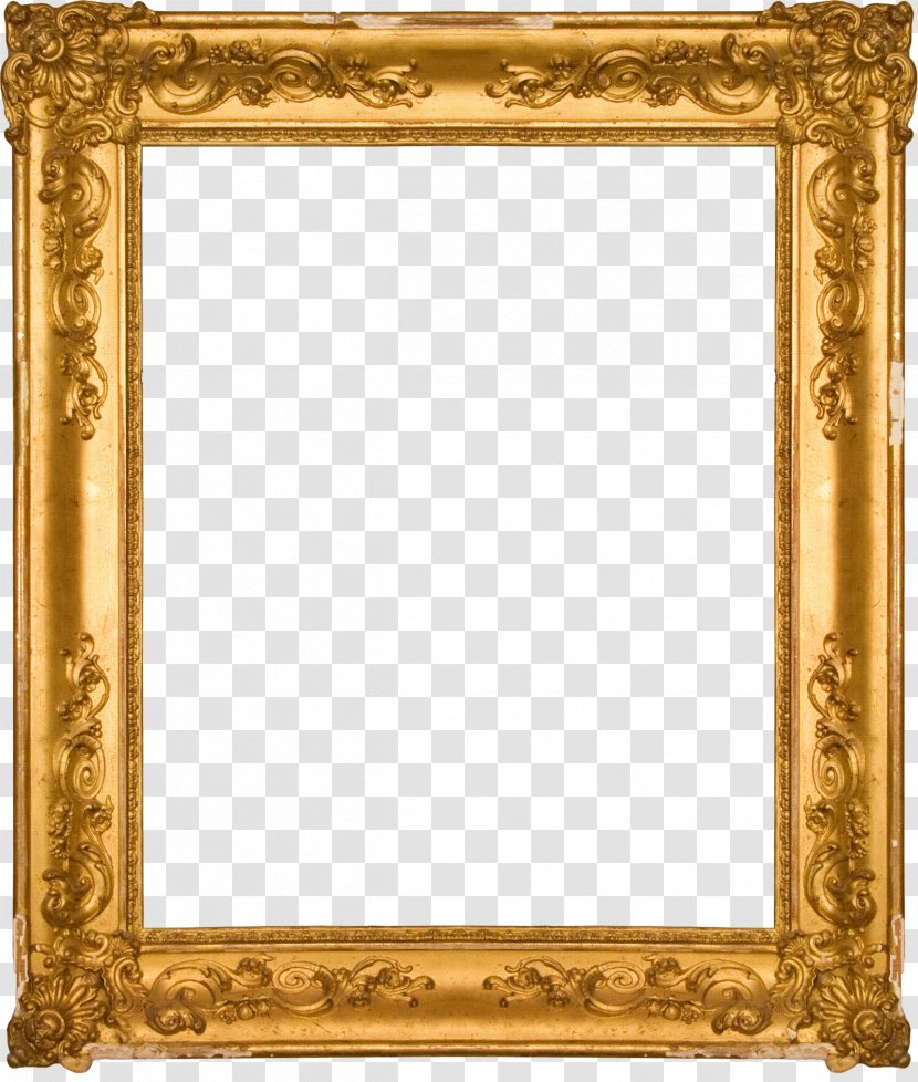 Picture Frames Gold Stock Photography Ornament - Antique Transparent PNG