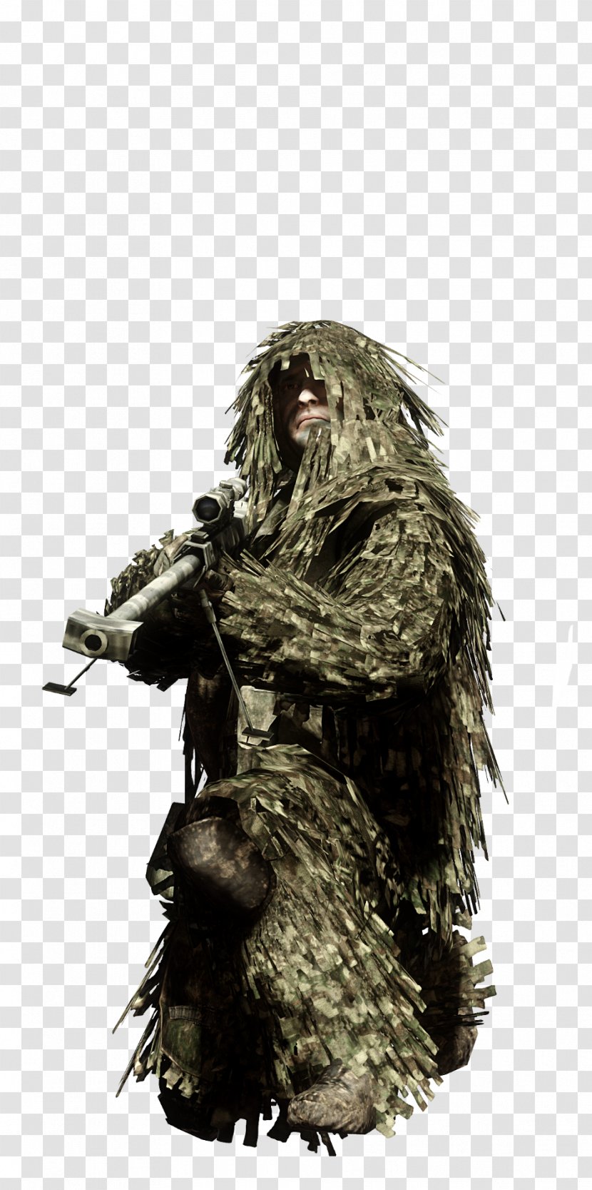 Battlefield: Bad Company 2 Battlefield 3 Ghillie Suits Camouflage - Sniper Transparent PNG
