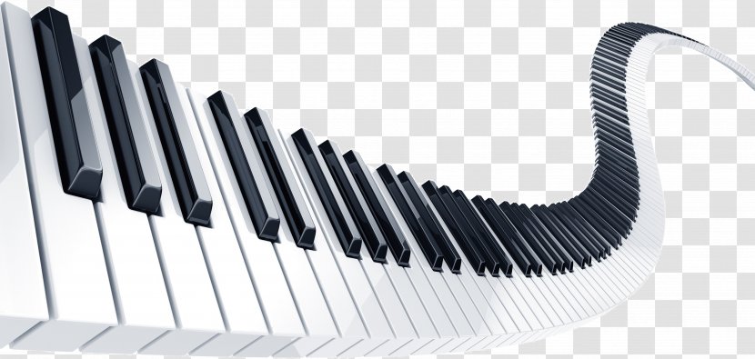 Piano Musical Keyboard - Heart Transparent PNG