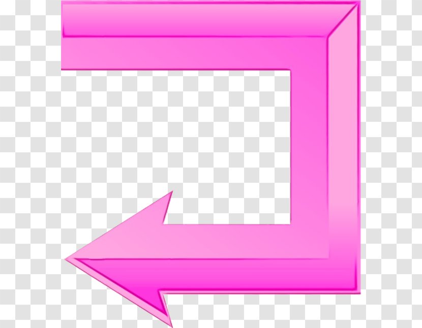 Pink Line Material Property Magenta Rectangle - Paint - Paper Transparent PNG