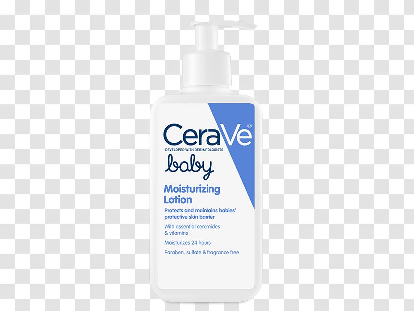 CeraVe Baby Moisturizing Lotion Sunscreen Infant Wash & Shampoo - Cerave - Cream Transparent PNG